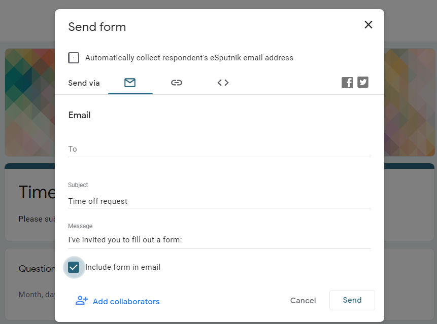 How to Create a Survey in Google Forms and Add it to Email